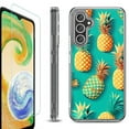 thumbnail image 1 of For Samsung Galaxy A36 5G Phone Case Cover, Shockproof Bumper Hybrid Case with Tempered Glass Screen Protector, by OneToughShield - Pineapple, 1 of 3