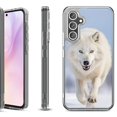 thumbnail image 1 of For Samsung Galaxy A36 5G Protective Shockproof Phone Case, by OneToughShield - Arctic Wolf, 1 of 4