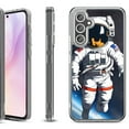 thumbnail image 1 of For Samsung Galaxy A36 5G Protective Shockproof Phone Case, by OneToughShield - Astronaut, 1 of 4