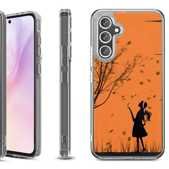 For Samsung Galaxy A36 5G Protective Shockproof Phone Case, by OneToughShield - Autumn Leaf