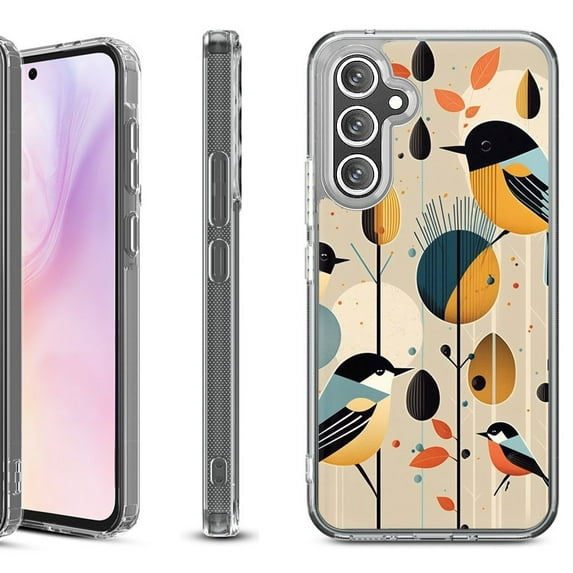 For Samsung Galaxy A36 5G Protective Shockproof Phone Case, by OneToughShield - Bird Cardinal