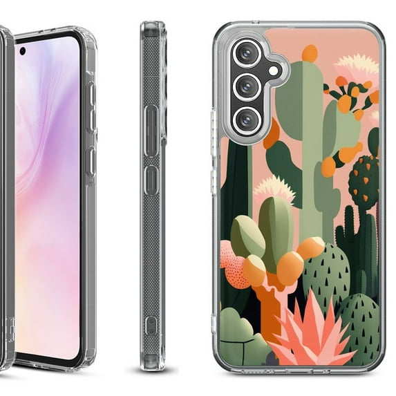 For Samsung Galaxy A36 5G Protective Shockproof Phone Case, by OneToughShield - Cactus