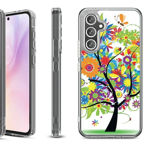 For Samsung Galaxy A36 5G Protective Shockproof Phone Case, by OneToughShield - Colorful Tree