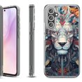 thumbnail image 1 of For Samsung Galaxy A36 5G Protective Shockproof Phone Case, by OneToughShield - Cyberpunk Lion, 1 of 4
