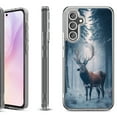 thumbnail image 1 of For Samsung Galaxy A36 5G Protective Shockproof Phone Case, by OneToughShield - Deer Winter, 1 of 4