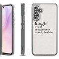thumbnail image 1 of For Samsung Galaxy A36 5G Protective Shockproof Phone Case, by OneToughShield - Dictionary/Laugh, 1 of 4