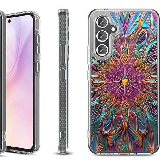 For Samsung Galaxy A36 5G Protective Shockproof Phone Case, by OneToughShield - Doodle Art