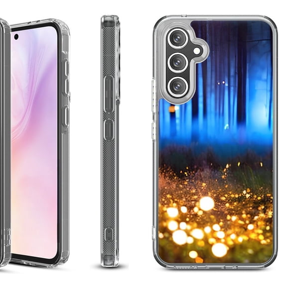 For Samsung Galaxy A36 5G Protective Shockproof Phone Case, by OneToughShield - Fireflies