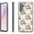 thumbnail image 1 of For Samsung Galaxy A36 5G Protective Shockproof Phone Case, by OneToughShield - Floral/Rose, 1 of 4