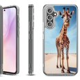 thumbnail image 1 of For Samsung Galaxy A36 5G Protective Shockproof Phone Case, by OneToughShield - Giraffe, 1 of 4