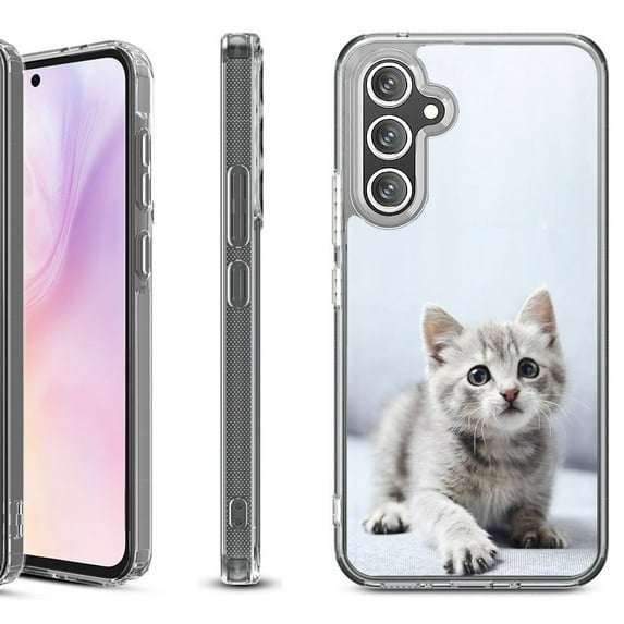 For Samsung Galaxy A36 5G Protective Shockproof Phone Case, by OneToughShield - Kitty Cat