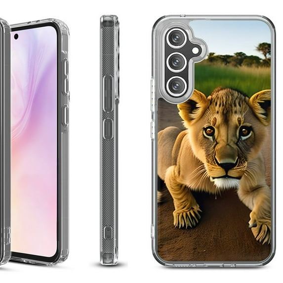 For Samsung Galaxy A36 5G Protective Shockproof Phone Case, by OneToughShield - Lion Cub