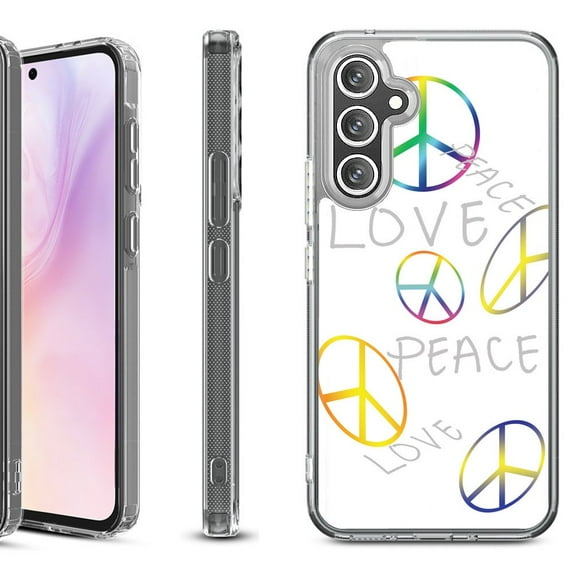 For Samsung Galaxy A36 5G Protective Shockproof Phone Case, by OneToughShield - Love/Peace