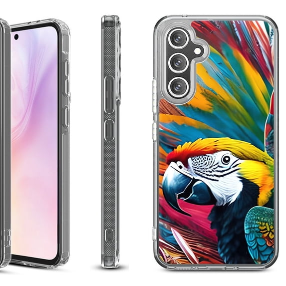 For Samsung Galaxy A36 5G Protective Shockproof Phone Case, by OneToughShield - Macaw