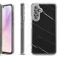 thumbnail image 1 of For Samsung Galaxy A36 5G Protective Shockproof Phone Case, by OneToughShield - Marble / Black, 1 of 4