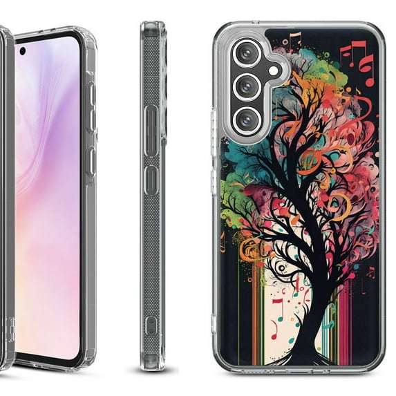 For Samsung Galaxy A36 5G Protective Shockproof Phone Case, by OneToughShield - Musical Tree