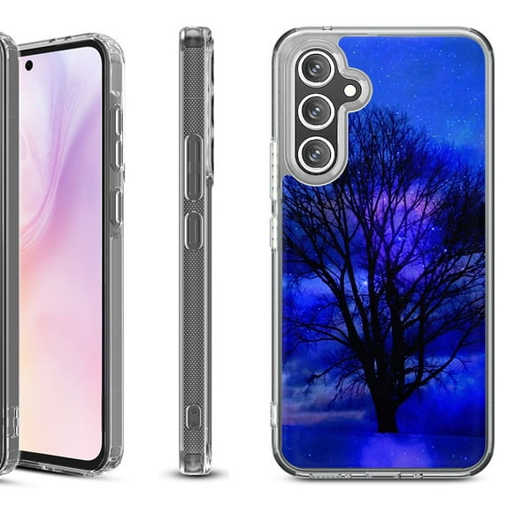 For Samsung Galaxy A36 5G Protective Shockproof Phone Case, by OneToughShield - Night Tree
