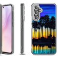 thumbnail image 1 of For Samsung Galaxy A36 5G Protective Shockproof Phone Case, by OneToughShield - Palmtree, 1 of 4