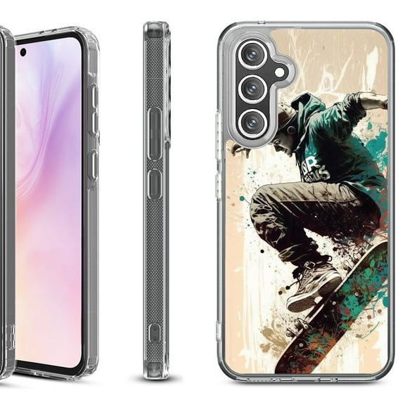 For Samsung Galaxy A36 5G Protective Shockproof Phone Case, by OneToughShield - Skateboarding