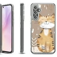 thumbnail image 1 of For Samsung Galaxy A36 5G Protective Shockproof Phone Case, by OneToughShield - Smiling Cat, 1 of 4