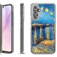 thumbnail image 1 of For Samsung Galaxy A36 5G Protective Shockproof Phone Case, by OneToughShield - Starry Night Rhone, 1 of 4