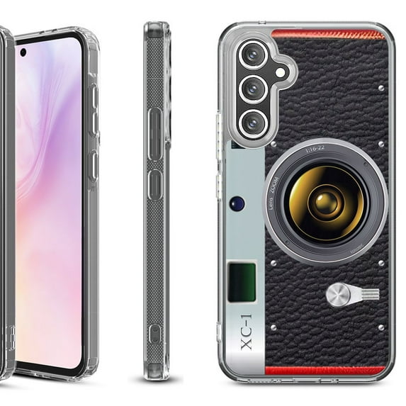 For Samsung Galaxy A36 5G Protective Shockproof Phone Case, by OneToughShield - Vintage Camera