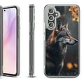 thumbnail image 1 of For Samsung Galaxy A36 5G Protective Shockproof Phone Case, by OneToughShield - Wolf Autumn, 1 of 4