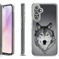 thumbnail image 1 of For Samsung Galaxy A36 5G Protective Shockproof Phone Case, by OneToughShield - Wolf Face, 1 of 4