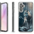 thumbnail image 1 of For Samsung Galaxy A36 5G Protective Shockproof Phone Case, by OneToughShield - Wolf Winter, 1 of 4