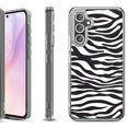 thumbnail image 1 of For Samsung Galaxy A36 5G Protective Shockproof Phone Case, by OneToughShield - Zebra B/W, 1 of 4