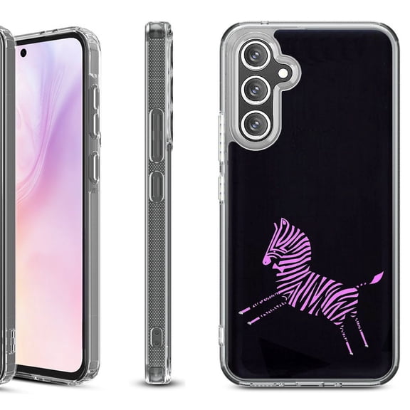 For Samsung Galaxy A36 5G Protective Shockproof Phone Case, by OneToughShield - Zebra Running