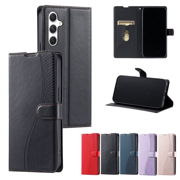 For Samsung Galaxy A36 Phone Case Leather Wallet Case with Card Holder Phone Cover