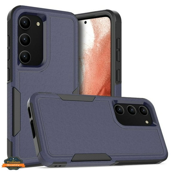 For Samsung Galaxy A36 Rugged Heavy-Duty Dual Layer Military-Grade, Rubber TPU Defender, Hybrid Shockproof Phone Case Cover by Xpression, Blue