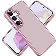 For Samsung Galaxy A36 Slim Fit Thin Hybrid,Frosted Matte Polished Acrylic Hard PC with TPU Rubber Frame Cover, XPM Phone Case [Light Pink]