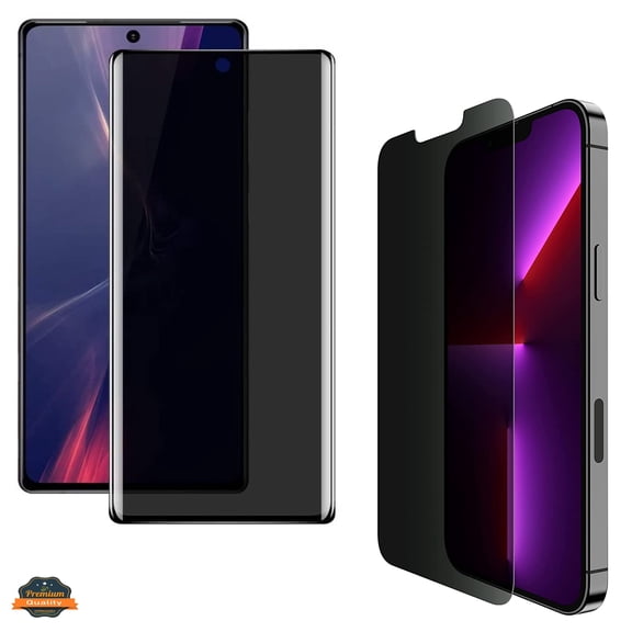 For Samsung Galaxy A37 5G Privacy Tempered Glass Screen Protector, 9H Anti-Spy Anti-Peek Phone Case Cover by Xpression, Black