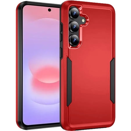 For Samsung Galaxy A37 Tough Hybrid Case - Red