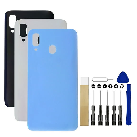 For Samsung Galaxy A40 SM-A405FZKDBTU Replacement Back Battery Cover Rear Housing Door Tool Black