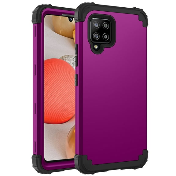 For Samsung Galaxy A42 5G Case, Dual Layer Slim Heavy Duty Hybrid Rugged Shockproof Anti-Scratch Protective Back Phone Cover