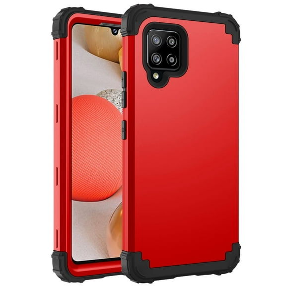 For Samsung Galaxy A42 5G Case, Dual Layer Slim Heavy Duty Hybrid Rugged Shockproof Anti-Scratch Protective Back Phone Cover