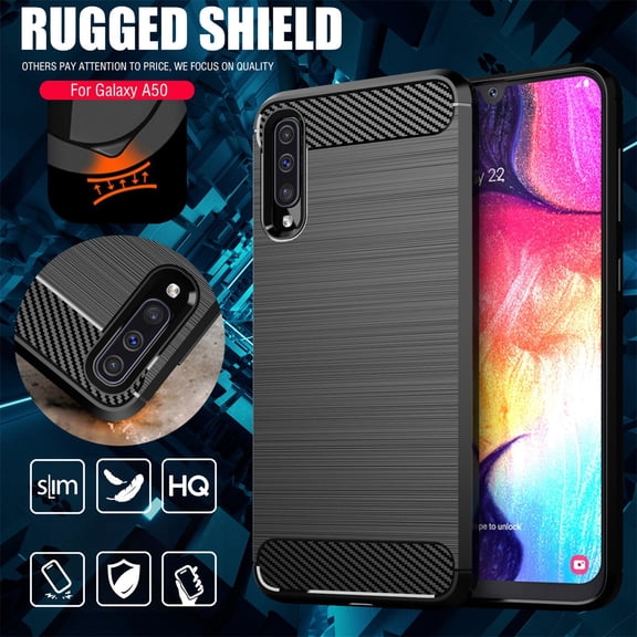 For Samsung Galaxy A50 Phone Case Brushed Texture Phone Case 6.4 Inch