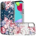 thumbnail image 1 of For Samsung Galaxy A52 5G BLOOM 2.5mm Floral Glitter TPU Design Case Cover - D, 1 of 3