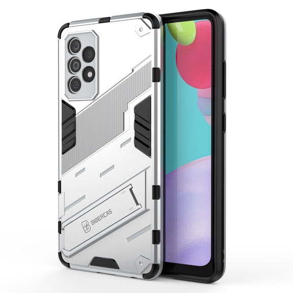 For Samsung Galaxy A52 5G Punk Armor 2 in 1 PC + TPU Shockproof Case with Invisible Holder