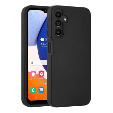 For Samsung Galaxy A54 5G / SM-A546 Impact Dual Layer Protective Shockproof Hybrid Case Cover Black
