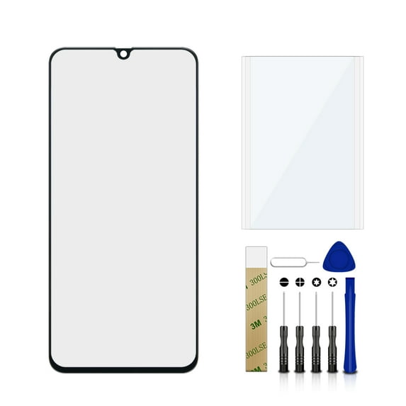 For Samsung Galaxy A70 A705MN SM-A705MN/DS Replacement Front Lens Screen Outer Glass Tool Black