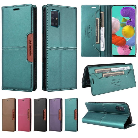 For Samsung Galaxy A71 A51 A70 A50 Phone Case Wallet Case with Card Holder Magnetic For Samsung Galaxy A71 A51 A70 A50 Leather Phone Cases