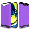 thumbnail image 1 of For Samsung Galaxy A80 / SM-A805 Dual layer Metal Brushed Shockproof Armor Hybrid Case Cover - Purple, 1 of 4