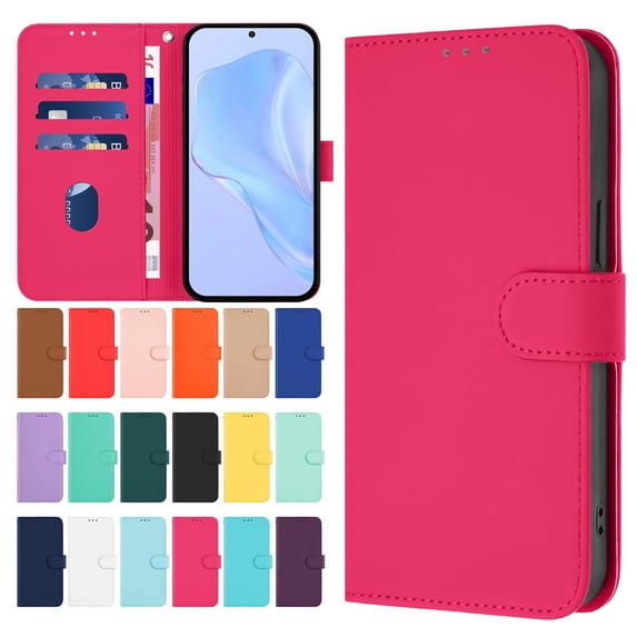 For Samsung Galaxy M55 Phone Case Leather Wallet Case with Card Holder Phone Cover For Samsung Galaxy M55
