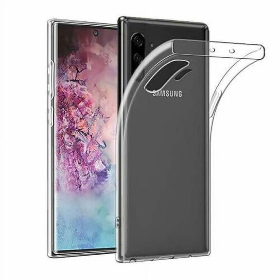 For Samsung Galaxy Note 10+ Plus Case, Clear TPU Protective Cover Armor, Shock Adsorption, Drop Protection, Lifetime Protection