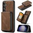 thumbnail image 1 of For Samsung Galaxy Note 10 Plus Case, Detachable 2 in 1 PU Leather Zipper Wallet Case for Women Men with RFID Blocking Removable Card Holder Slot Magnetic Closure Shockproof Phone Cover,Brown, 1 of 10