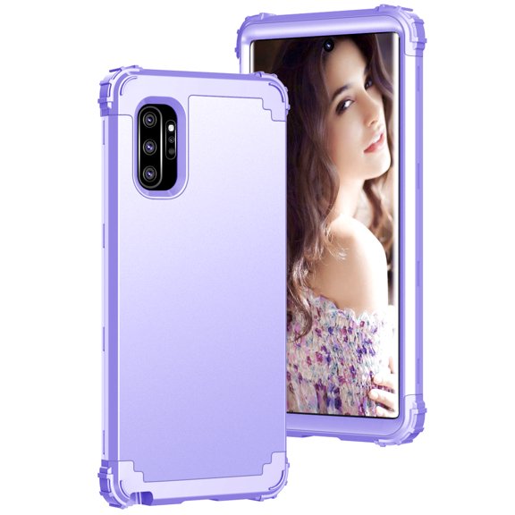 For Samsung Galaxy Note 10 Pro Case, Dual Layer Slim Heavy Duty Hybrid Rugged Shockproof Anti-Scratch Protective Back Phone Cover